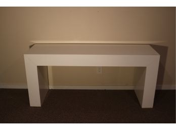 Vintage White Formica Console Table