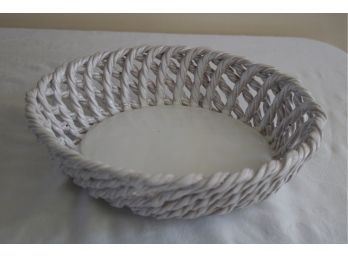 Tadinate Made In Italy Art Pottery Bread Basket