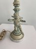 Vintage Cherub Lamp With Marble Base-Shade & Harp Not Include