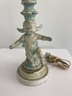 Vintage Cherub Lamp With Marble Base-Shade & Harp Not Include