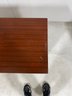 Vintage Mid Century Modern Small Console With Sliding Glass Doors #2