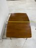 Mid Century Modern Dining Table With 3 Leaves