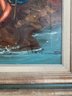 Framed Painting Of Fisherman (Signed)