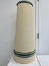 Vintage MCM Chalkware Lamp With Original Stovepipe Lampshade.