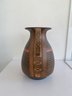 Beautiful Vintage Terracotta Ear Handle Peruvian Jug Signed By Agustin Quispe P.