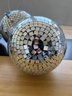 Set Of (4) 8 Inch Disco Balls With Hanging Rings #1