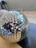 Set Of (3) 8 Inch Disco Balls With Hanging Rings #2