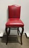 Pair Of Red Faux Gator Bar Stools-#2