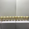 Set #2  Wig Heads Used For Broadway And Off Broadway Wig Storage (10 Total)