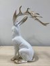 Christian Dior Pair Of Magic Rabbits With Golden Antlers  Set #1