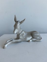 Retired Lladro Nativity Donkey Figurine