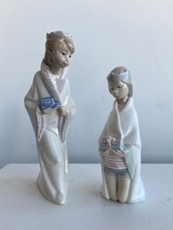Retired Lladro Kings Nativity Figurines (2-Piece Set)