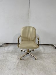Vintage MCM Daystrom Cream & Gold Office Chair
