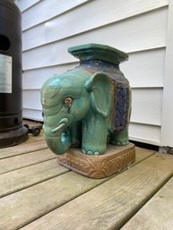 Vintage Elephant Garden Stool