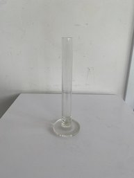 Vintage Glass Beaker Candlestick Holder