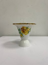 Vintage Royal Stafford Yellow Rose Miniature Vase