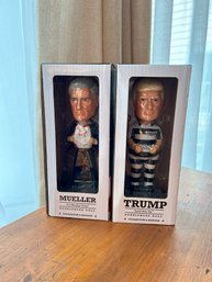 American Political PolyResin Bobble Head Dolls-Mueller & Trump
