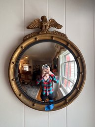 Vintage Round Federal Mirror