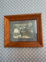 Framed Printed Of Rooftops By The Artist Maurice Utrillo, V