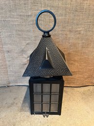 Out Door Wall Sconce Lantern. (missing Sconce & Bottom Of Lantern)