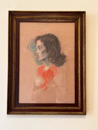 Framed Drawing (signed) Believed To Be The Work Of Raphael Soyer