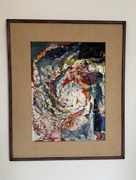 Framed 'Galaxy' (signed) Believed To Be The Work Of Anthony Toney
