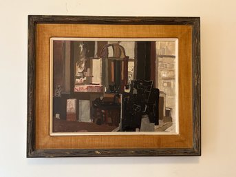 Framed Interior (signed) Believed To Be The Work Of Anthony Toney