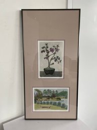 Framed Original Hand-Pulled Etching By Leo P. Donahue (Certificate Of Authenticity)