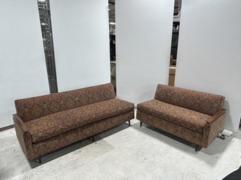 Vintage Mid Century Modern 2-Piece Sectional Sofa