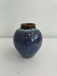 Small Glazed Pottery Bud Vase