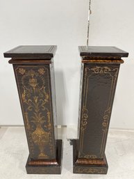 A Pair Of Decorative Pedestals
