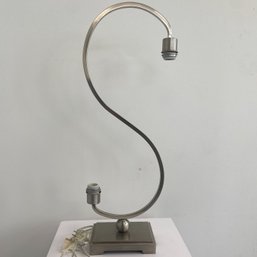 Silver 'S' Lamp-does Not Include Shades