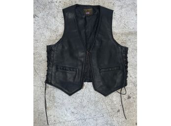 VANSON Leather Biker Vest-Made In The USA