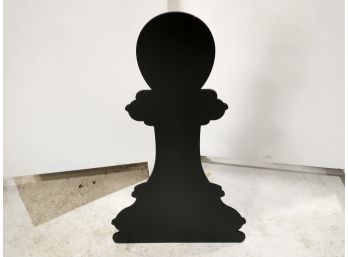 Oversized Chess Piece-Black Pawn (#2) W/Easel Back