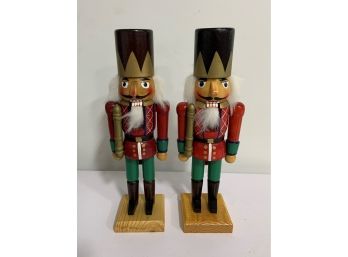 Collectable Pair Of Twin Nutcrackers