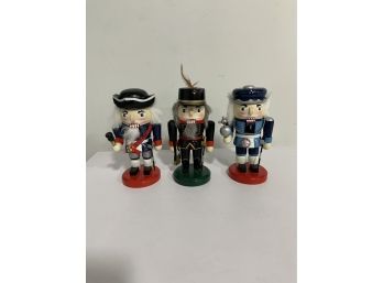 Set Of (3) Collectable Miniature Nutcrackers