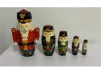 Collectable Set Of Old World Nesting Dolls