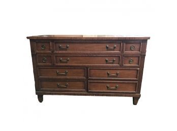Traditional Styled Dresser W/Antiqued Brass Hardware