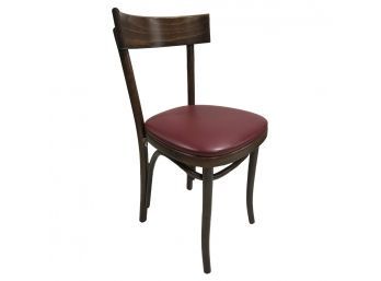 (#2) Open Back Bentwood Chair With Padded Seat