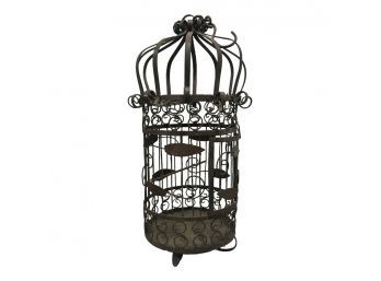 Decorative Vintage Metal Ornate Birdcage