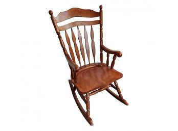 Maple Spindle Back Rocking Chair