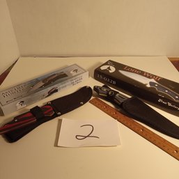 2 New In Box Fixed Blade Knives