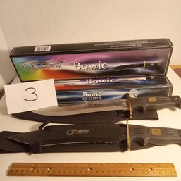 2 Large New Fixed Blade Knives