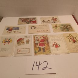 Vintage Santa Claus Postcard Lot