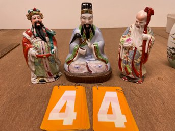 Set Of 3 Asian Figurines