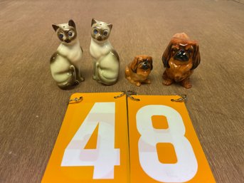 Cat And Dogs Figurines