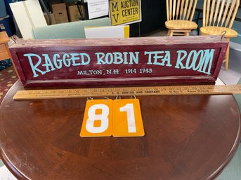 Sign - Ragged Robin Tea Room Milton, NH