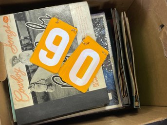 Box Of Vinyl Records