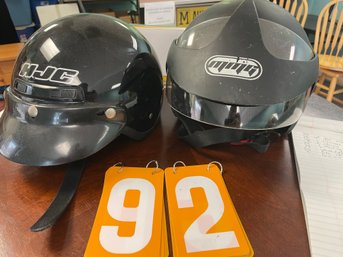 Lot Of 2 Motorcycle Helmets