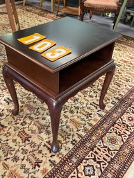 Bombay Company Side Table With Electronics Port